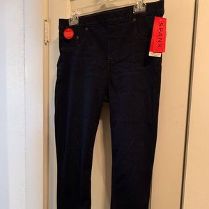 Spanx dark demin leggings XL NWT